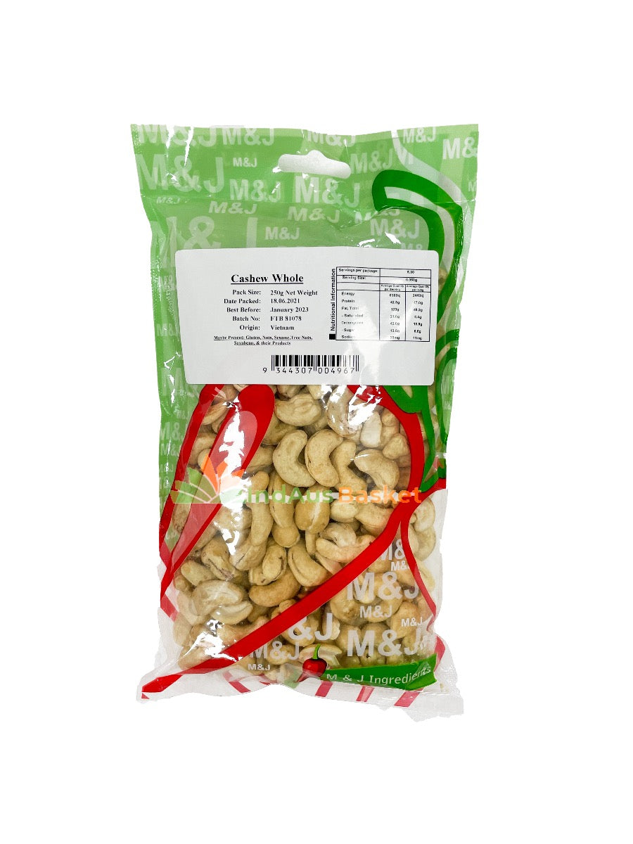 Cashew Whole 250g - M & J