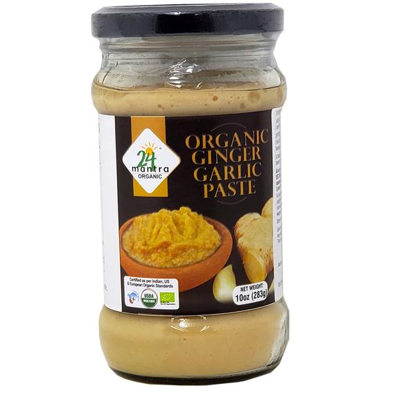 24 Mantra Organic Ginger Garlic Paste 283g