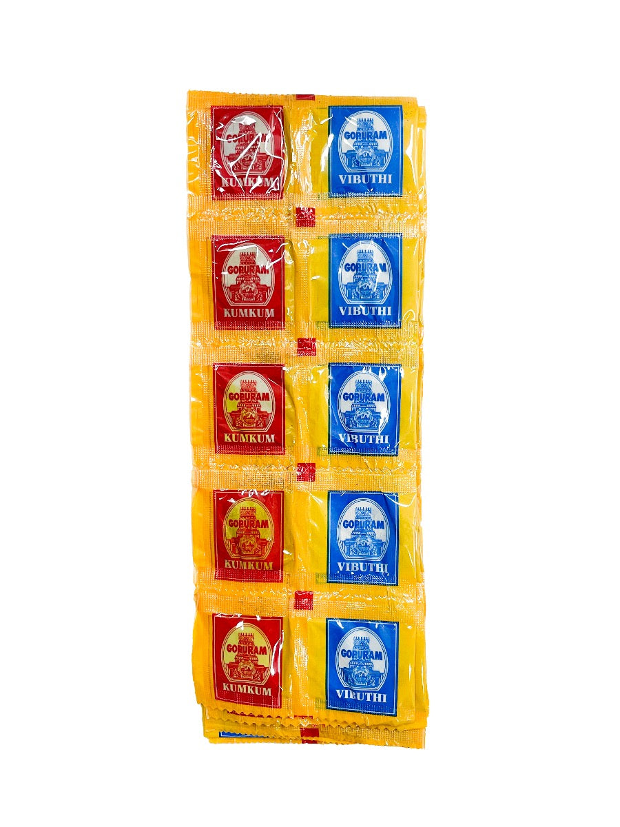 Kumkum & Vibuthi Powder small Packet 10 no.