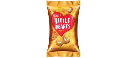 Britannia Little Hearts Biscuits 75g