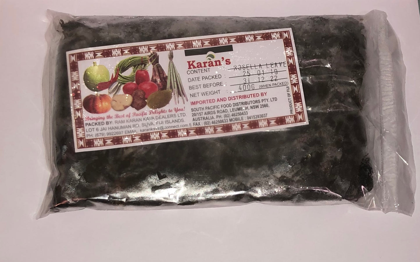 KARANS FIJI ROSELLA LEAVES 400G
