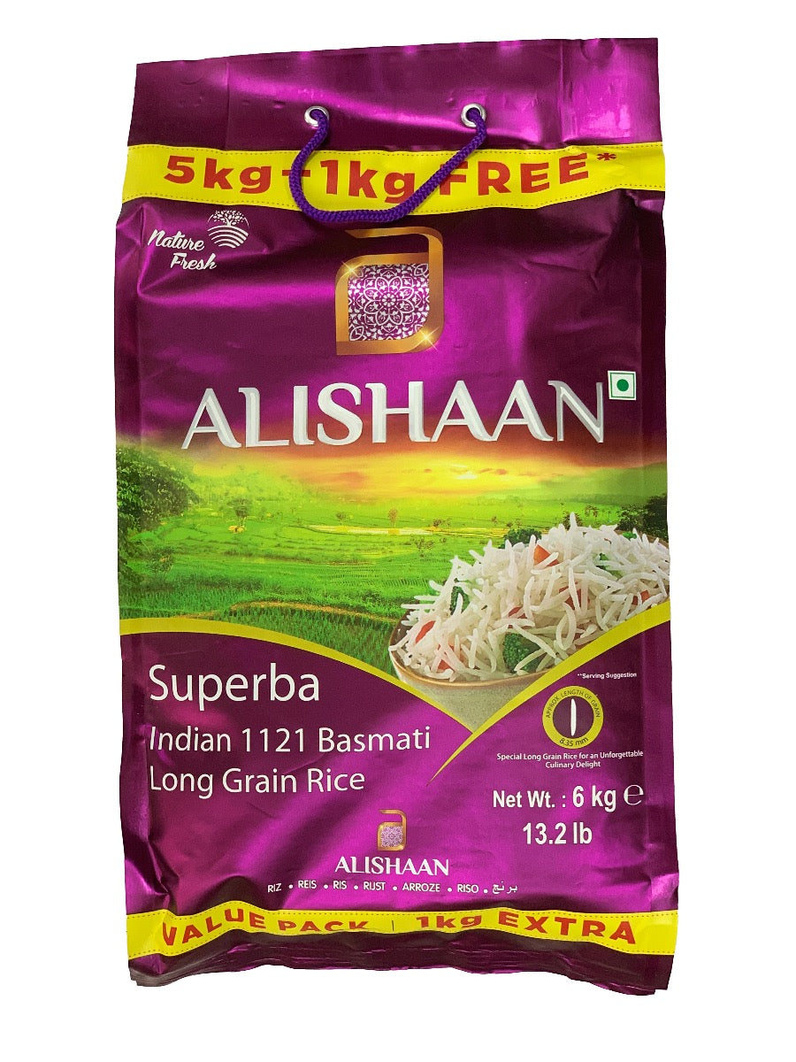 Alishaan Superba Basmati Rice 5kg