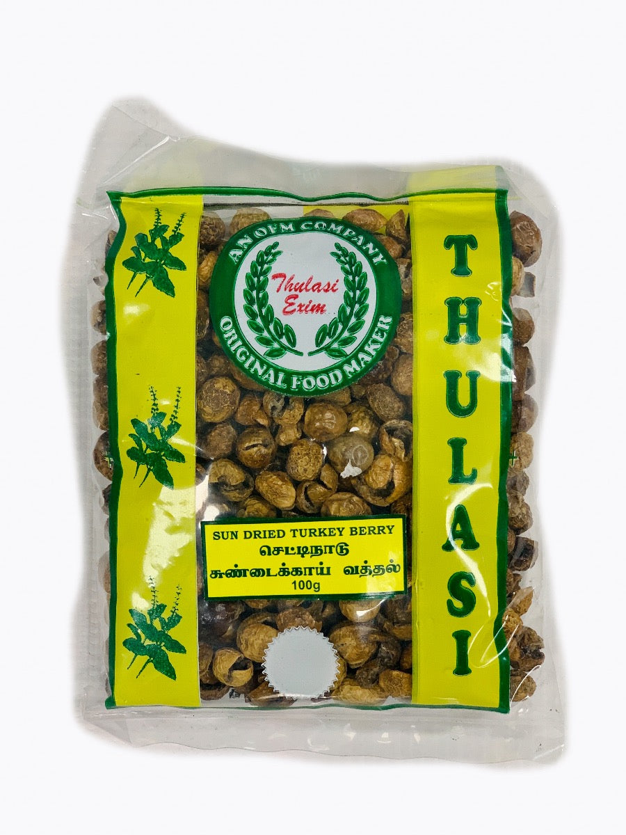 Thulasi Sun Dried Turkey Berry (Sunda Vathal) 100g