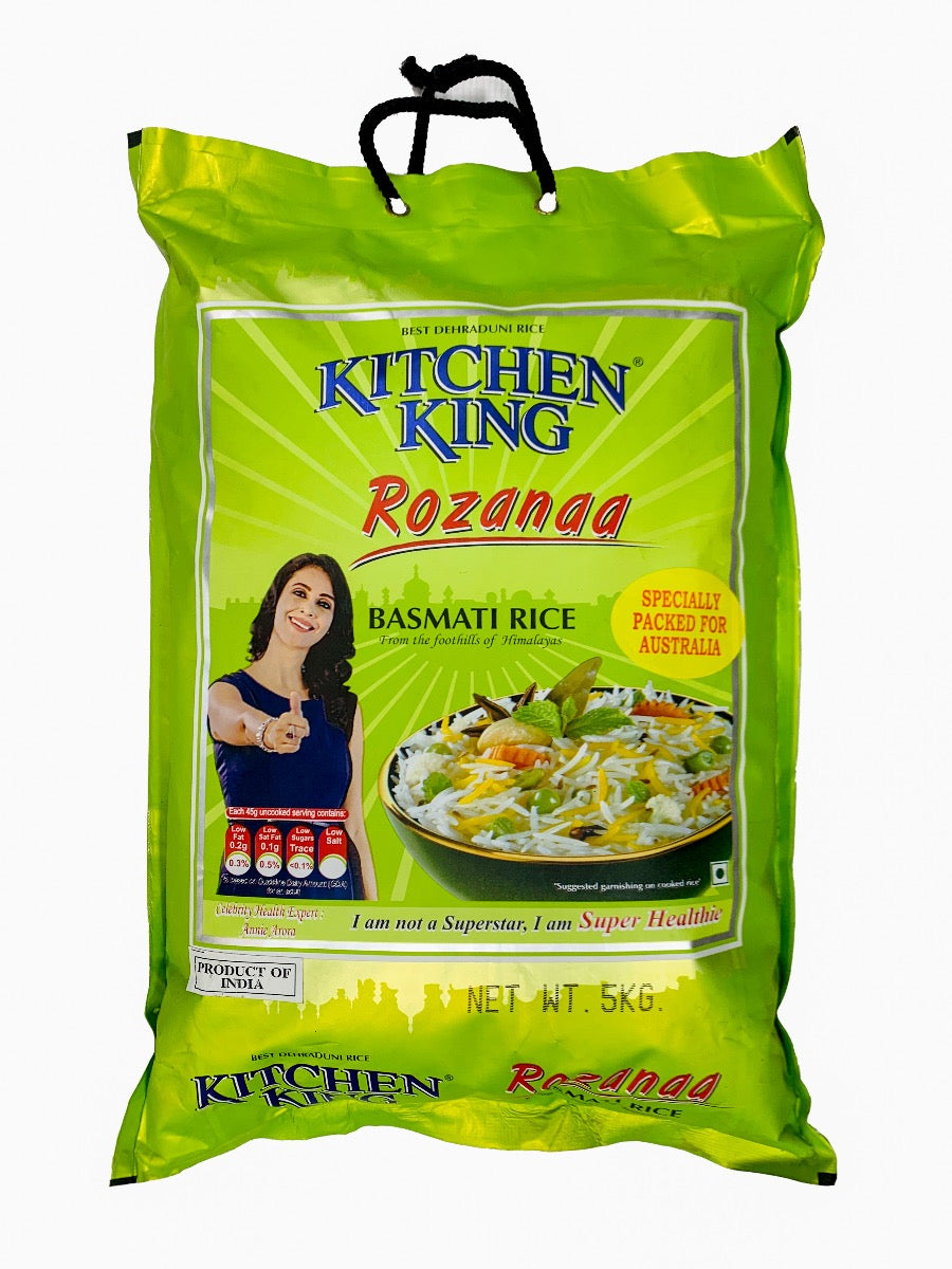 Kitchen King Rozanaa Basmati Rice 5kg