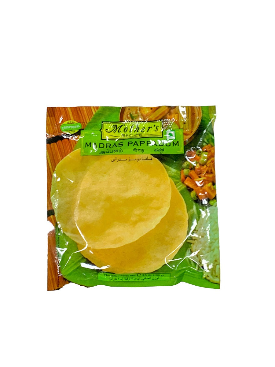 Mother's Recipe Madras Pappadum 100g