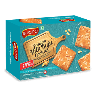 Bikano Premium Milk Kaju Cookies 400g