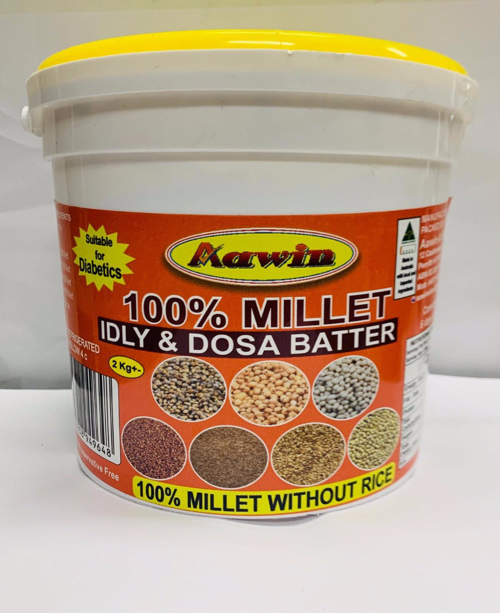Idli & Dosa Batter 100% Millet 2kg - Aawin