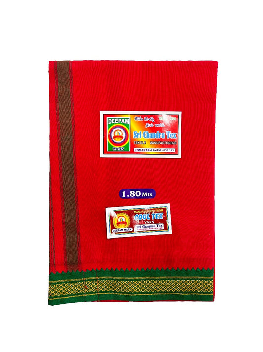 Veshti - Red Color 1.80 mts