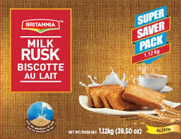 Britannia Milk Rusk Biscuits 1.2kg