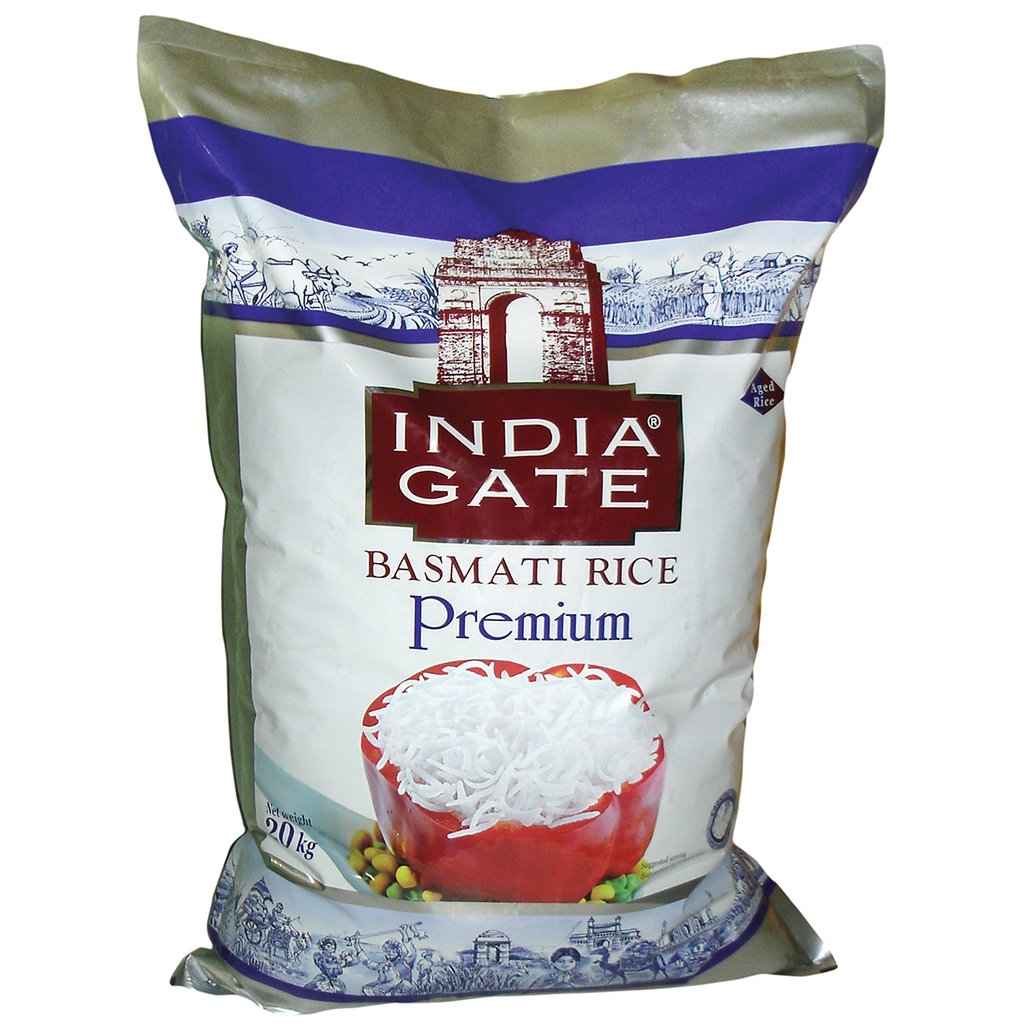 India Gate Premium Basmati Rice 20kg