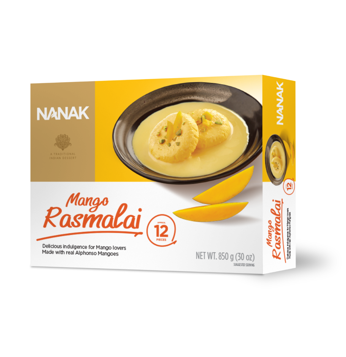 Nanak Rasmalai Mango 850g