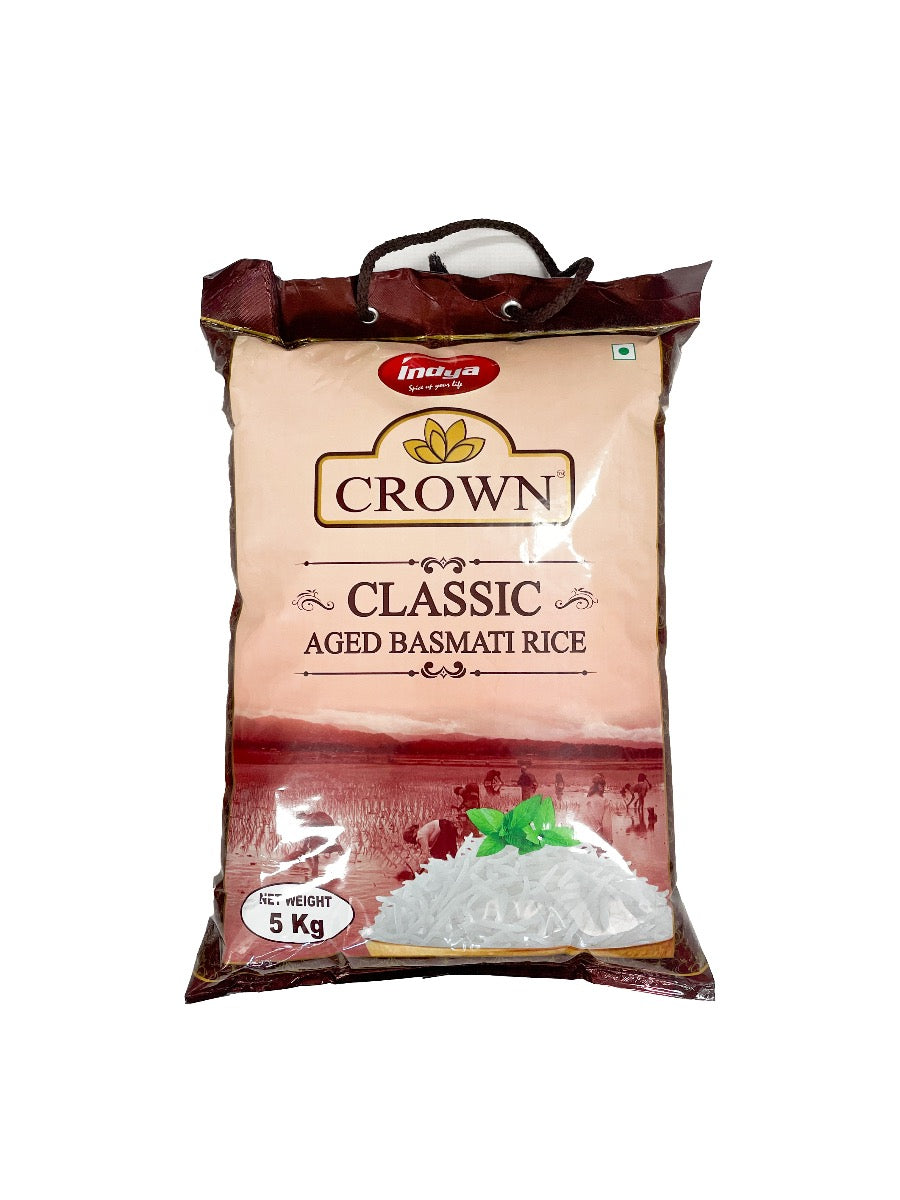 Indya Crown Classic Aged Basamati Rice 5kg