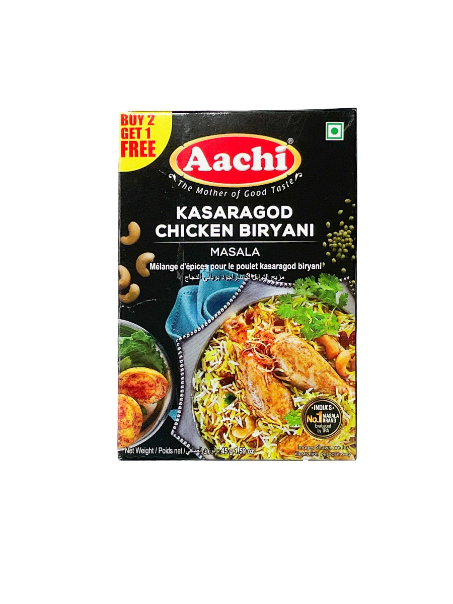 Aachi Kasaragod Chicken Biryani Masala 45g