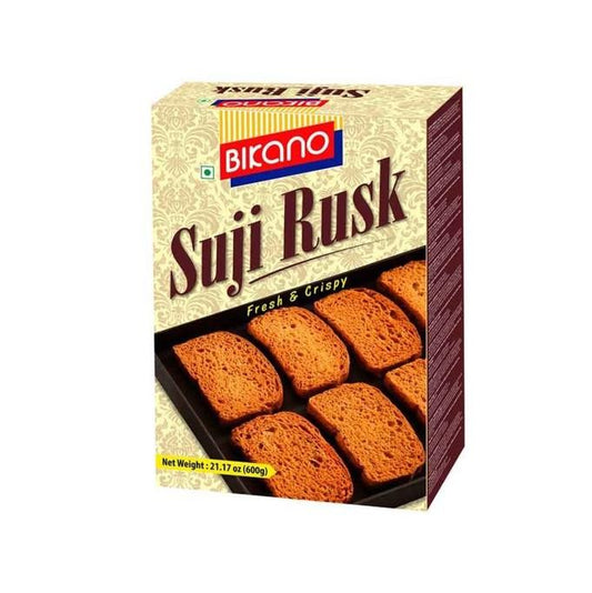 Bikano Suji (Wheat) Rusk Biscuits 600g