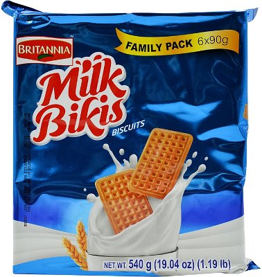 Britannia Milk Bikis Biscuits Family Pack 540g