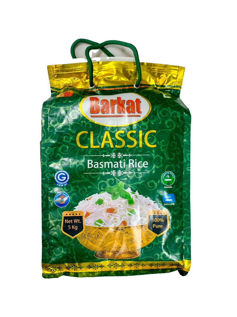 Barkat Classic Basmati Rice 5kg – IndAusBasket