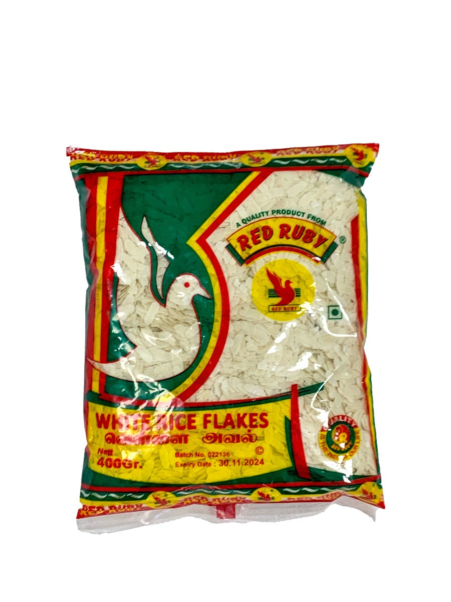 Red Ruby White Rice Flakes 400g – IndAusBasket