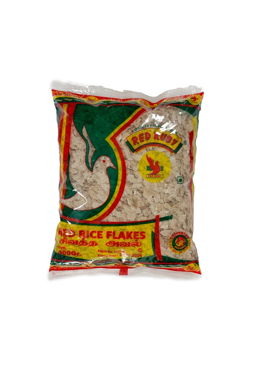 Red Ruby Red Rice Flakes Thick 400g