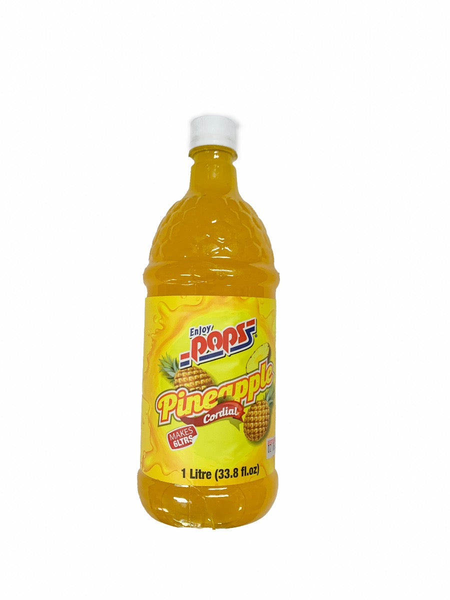 Enjoy Pops Pineapple Cordial 1L