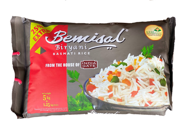 Bemisal Biryani Basmati Rice 5kg – IndAusBasket
