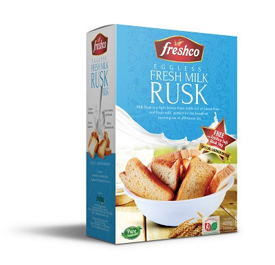 Frescho Eggless Fresh Milk Rusk Biscuits 560g