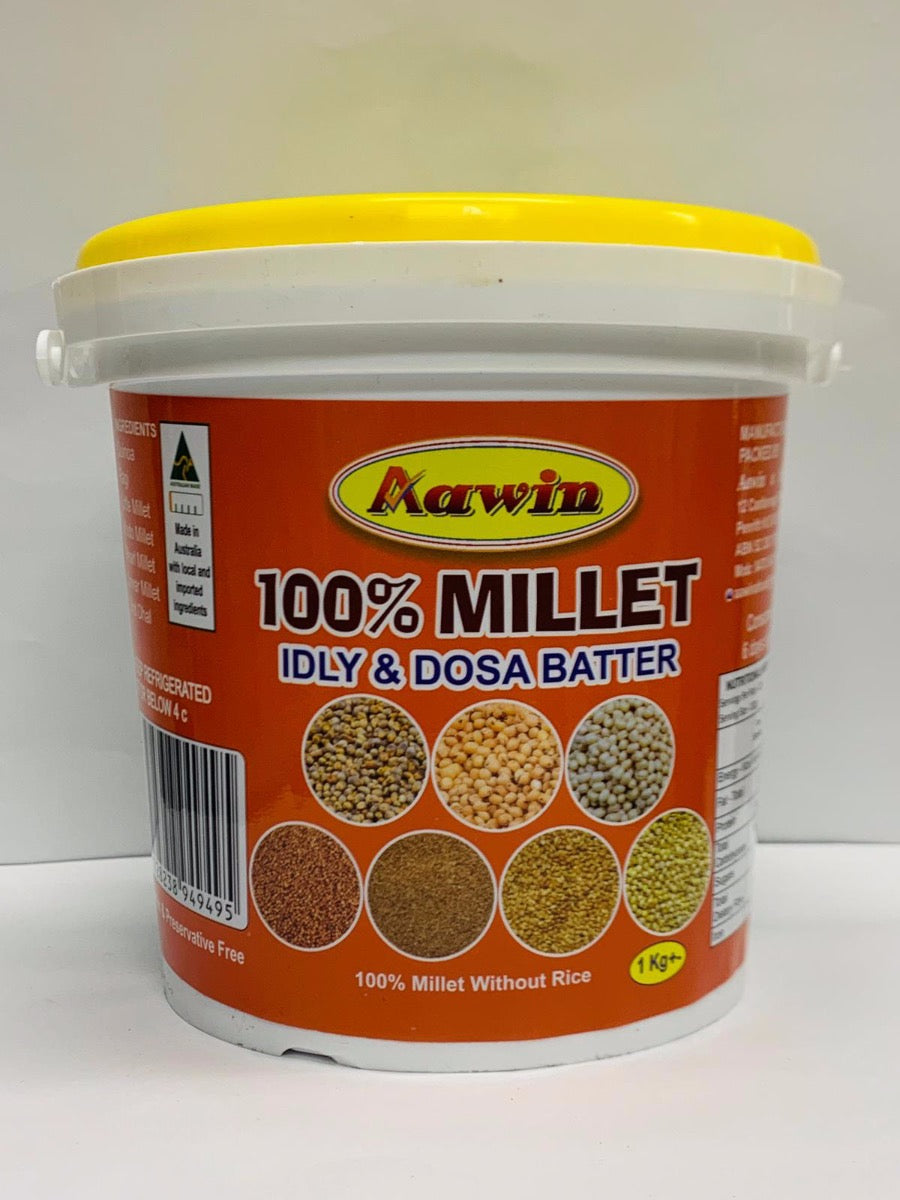 Idli & Dosa Batter 100% Millet 1kg - Aawin
